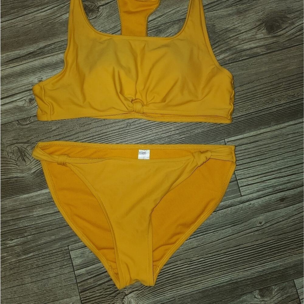 Mango Color Bikini Medium EUC - Picture 2 of 6
